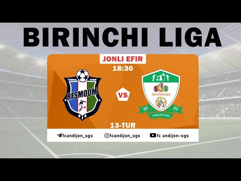 CHIG'ATOY - ANDIJON-SGS | JONLI EFIR | Birinchi liga 13-tur