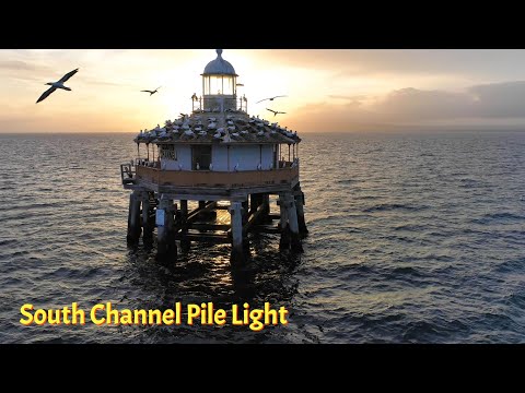 South Channel Pile Light (drone)