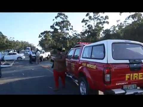 Four vehicle accident on the R72, East London