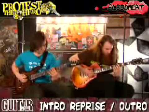 PROTEST THE HERO-("BLOODMEAT" GUITAR LESSON)(HD)