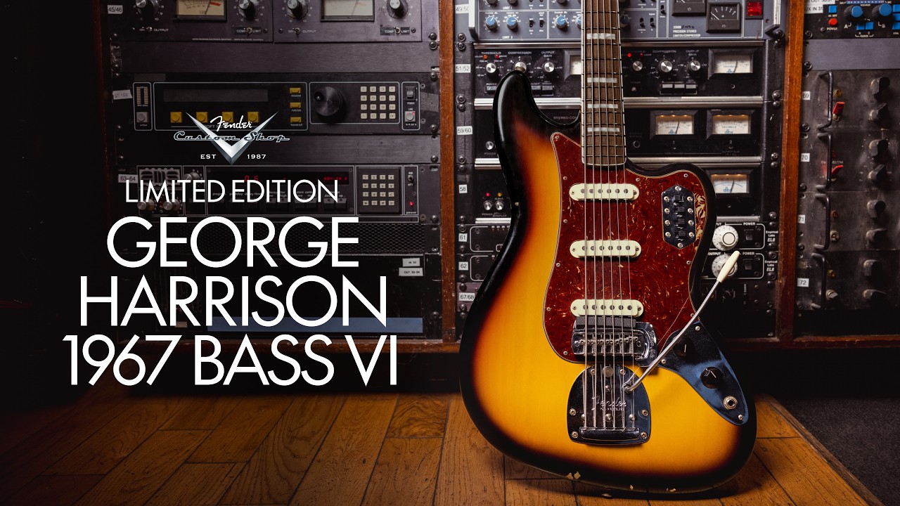 Exploring the Limited Edition George Harrison 1967 Bass VI | Fender Custom Shop | Fender - YouTube