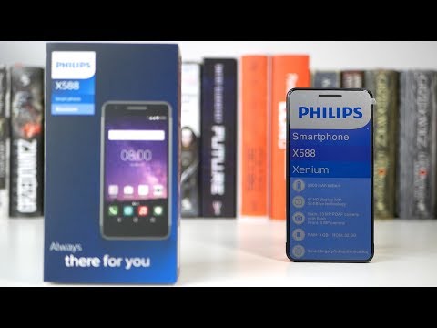 Philips Xenium X588 unboxing