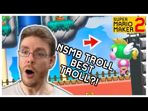 NSMB Troll levels are a THING?! - Aircraft Scarier - Super Mario Maker 2