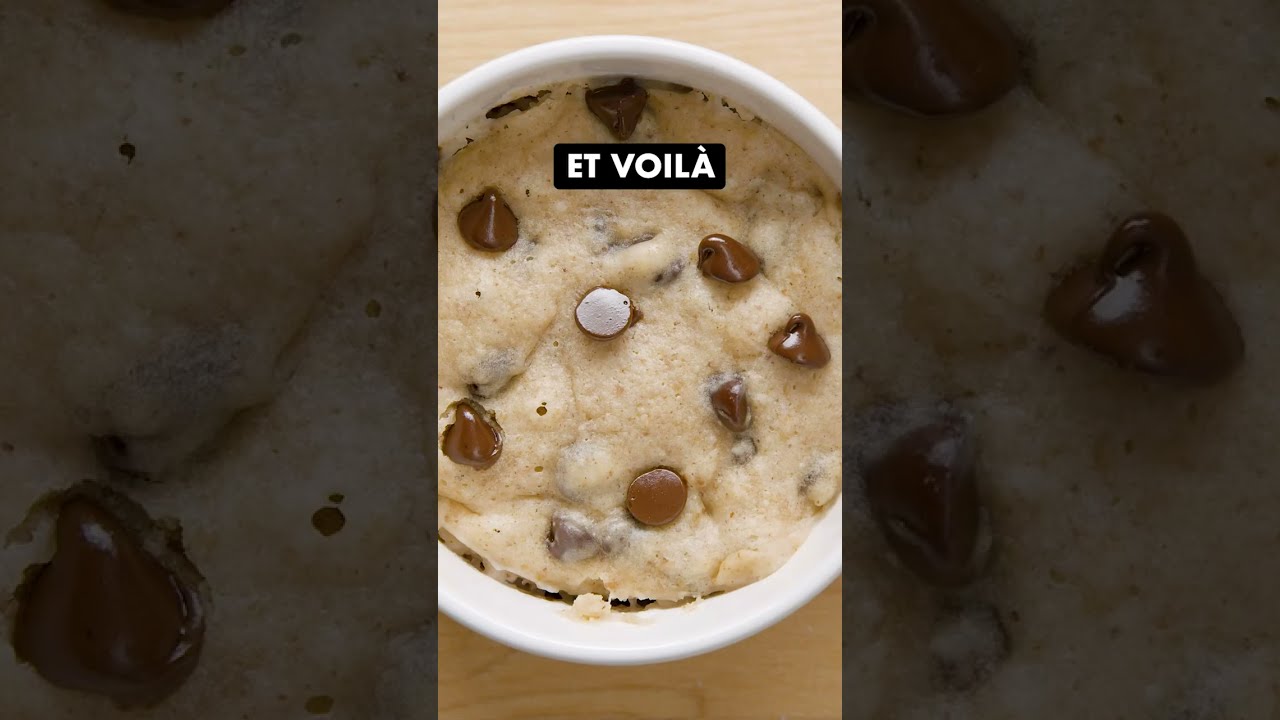 Cookie dans un Mug SANS OEUFS - Goutez #Shorts