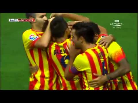 Atletico Madrid vs Barcelona 1   1 All Goals and Highlights 22 08 2013 HD