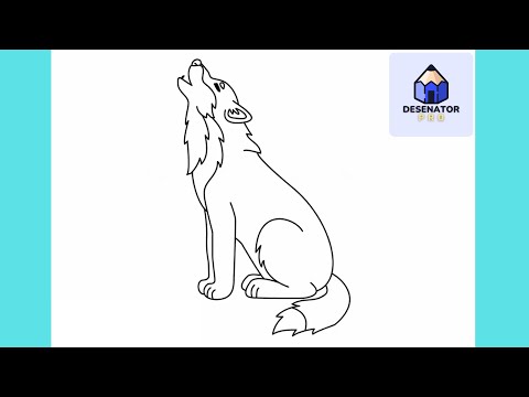 Cum Sa Desenezi UN LUP | Usor Pas cu Pas Tutorial pentru Incepatori