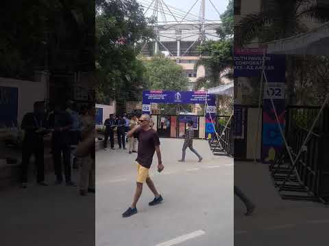 Tight Police Security at Rajiv Gandhi International Cricket Stadium in Uppal, Hyderabad #shorts