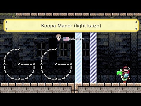 Super Mario Maker: Koopa Manor (light kaizo) By:SoNoMore