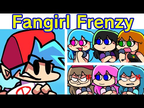 Friday Night Funkin' 6 BF VS 6 Sky - Fangirl Frenzy + Cutscenes (FNF Mod/Hard) (8 Keys)