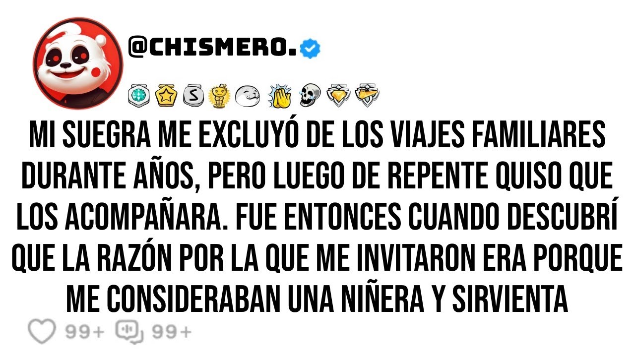Mi suegra me excluyó de los viajes familiares durante años, pero luego de repente quiso que los...