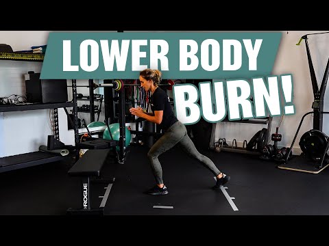Standing LOWER BODY BURN - Thighs, Booty, Calves (At Home, No Equipment!)