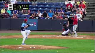 Geber 6 shutout innings 4 Ks