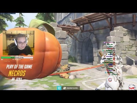 Overwatch Fastest Genji Necros Monster Gameplay With 36 Elims