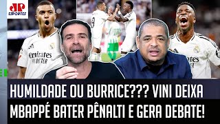 ‘Eu não faria isso se fosse o Vinicius Júnior! O Mbappé é um cara…’ Pênalti cedido no Real Madrid