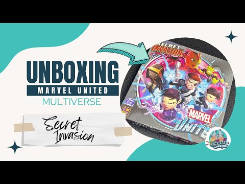 Unboxing Secret Invasion Kickstarter Expansion - Marvel United Multiverse