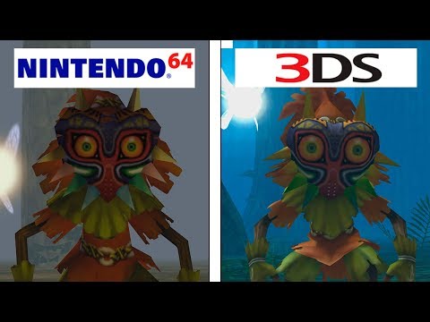 Zelda: Majora's Mask | Nintendo 64 vs Nintendo 3DS | 4K Graphics Comparison