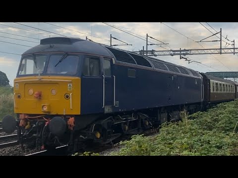 47812 & 57313 thrash near Crewe on the Northern Belle 29:07:22