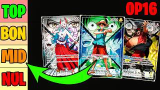 Tier List des Leaders OP16 ! Qui est le meilleur Leader ?! | One Piece Card Game