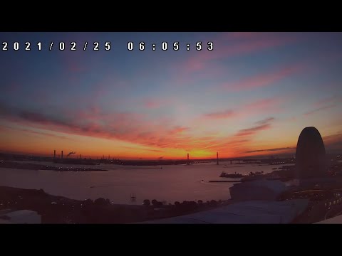 Yokohama Port and Bay Bridge live camera