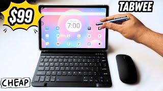 TABWEE T90 Cheap Android 16 Tablet With Keyboard Bundle Full Review + Gaming!