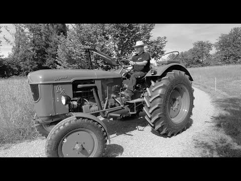 Heu mähen wie 1962 mit 2 Oldtimer Traktoren