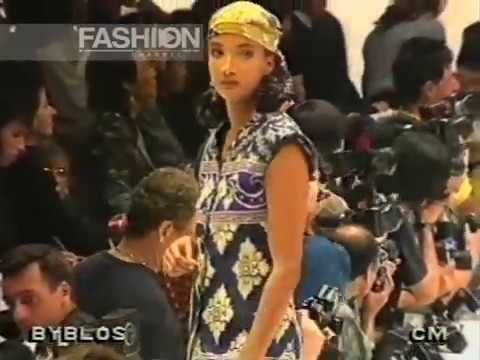 "Byblos" Spring Summer 1989 Milan Pret a Porter Woman by Canale Moda