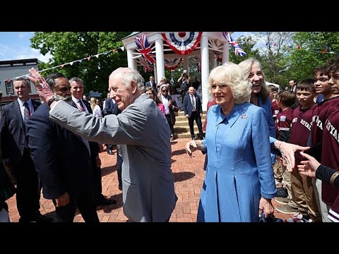 Video Thumbnail: König Charles III. beendet USA-Staatsbesuch mit Ehrung in Arlington