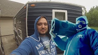 Фото мужчины на зимней рыбалке