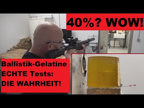 Ballistik-Gel: Wie zäh muss es sein? Seht selbst.