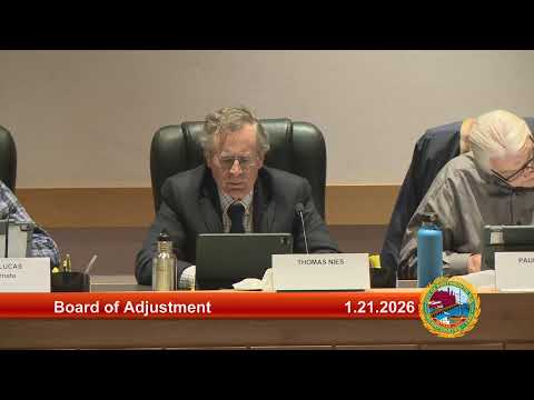 1.21.2026 Board of Adjustment