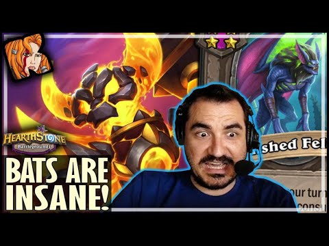 BATS ARE INSANE FINISHERS! - Hearthstone Battlegrounds
