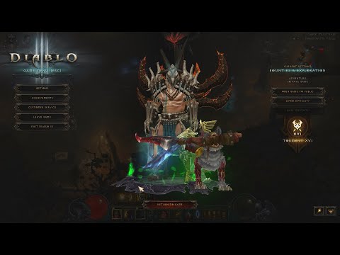 Diablo 3 2.7.5 PTR Season 28 7 Minutes GR 142 Para 970 NEW Altar Frenzy Barb!!!!!