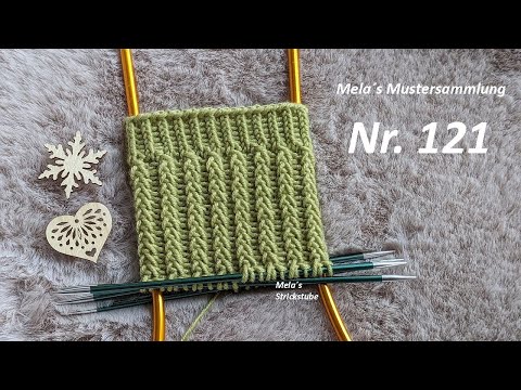 Sock pattern no. 121 - Knitting pattern in the round / knitting sock pattern