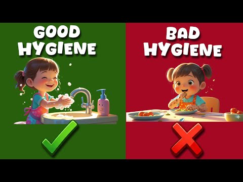 GOOD HYGIENE vs BAD HYGIENE | Hygiene Habits for Kids | Good and Bad Habits