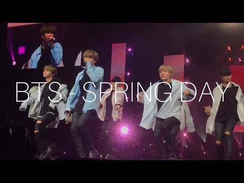 BTS - SPRING DAY | 170402 WINGS TOUR IN ANAHEIM