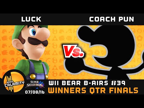 WBB #39 | BC Coach Pun (G&W) vs TL|BC Luck (Luigi) - Winners Qtr Finals - Smash Wii U