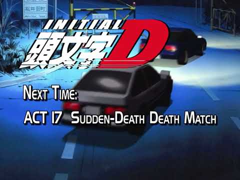 Initial D First Stage Act 16 - Next Time Segment (Funimation Dub)