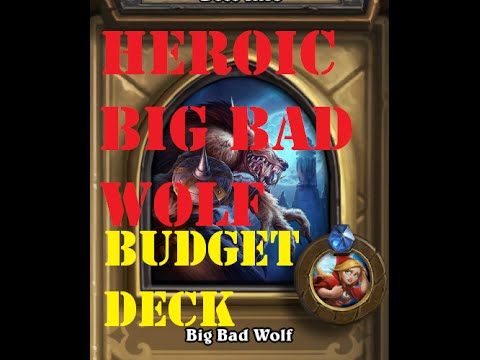 Hearthstone How to beat HEROIC Big Bad Wolf with Cheap Cards Easy DRUID DECK