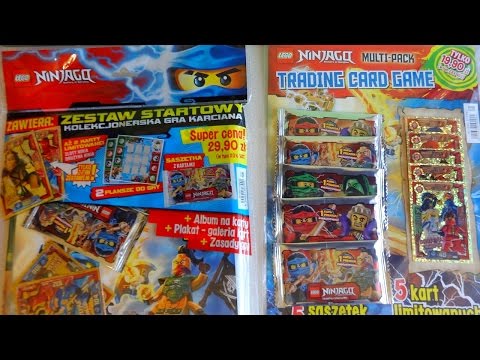 Lego Ninjago Trading Cards 10x Unboxing