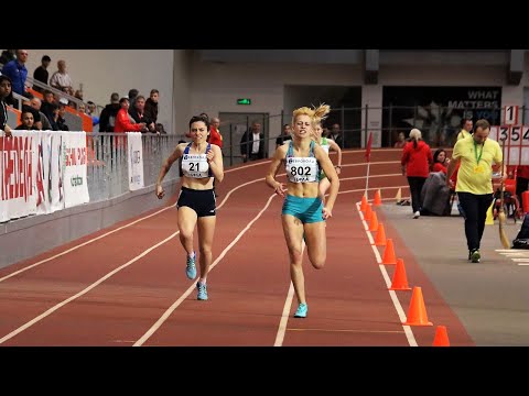 400m Women, Heat 5, National Indoor Championships, BUL 2020