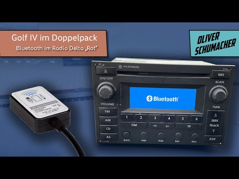 Bluetooth im Radio Delta nachrüsten "Rot" / Das doppel Golf IV Projekt #4 / Oliver Schumacher