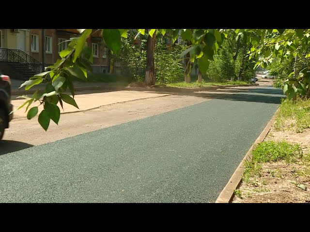 В Ангарске дорожные работы идут на семи участках