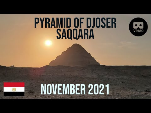 Pyramid of Djoser - Saqqara Necropolis VR180 8K 60fps (Egypt)