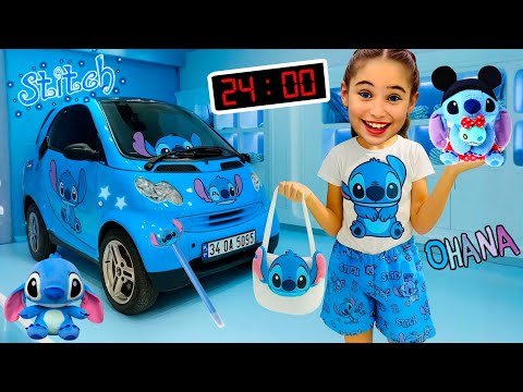 ELİF SİNEM TÜM GÜN MAVİ RENK ‼️ODAMA STİCH OLAN HERŞEY SEPETE !! 