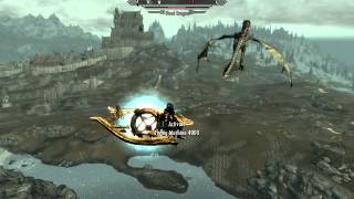 Skyrim Flying Machine - Aerial Combat!
