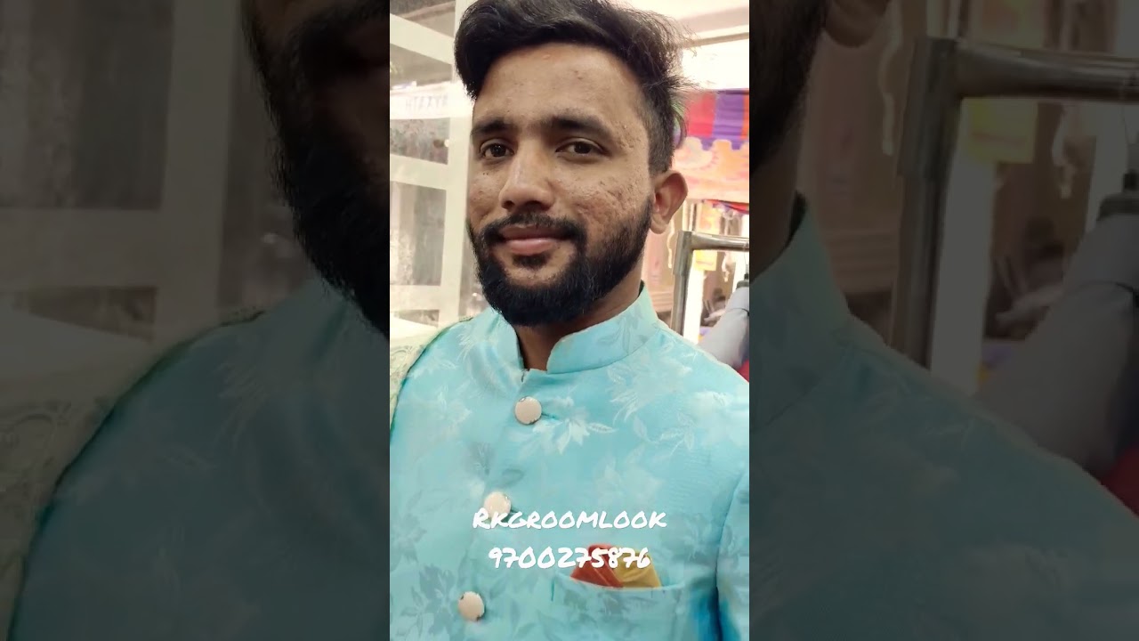 sky blue sherwani for man#trending #mansfashion #sherwani #weddingdress #outfit #kurta #djtillu