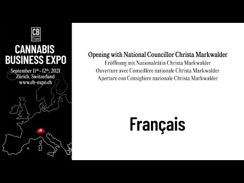 CB Expo 2021 - Ouverture avec madame conseillère nationale Christa Markwalder (FR)