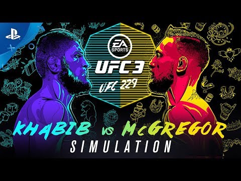 EA Sports UFC 3 - UFC 229 Simulation: Khabib VS McGregor | PS4
