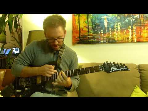 Fusion shred improvisation- Greg Howe style - Fabrice Lacourt