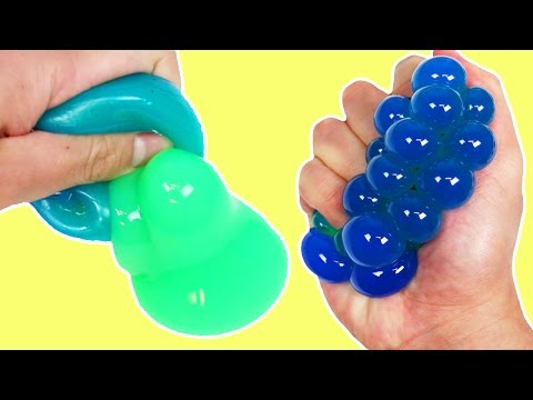 What's Inside These Squishy Color Changing Mesh Balls?! Video